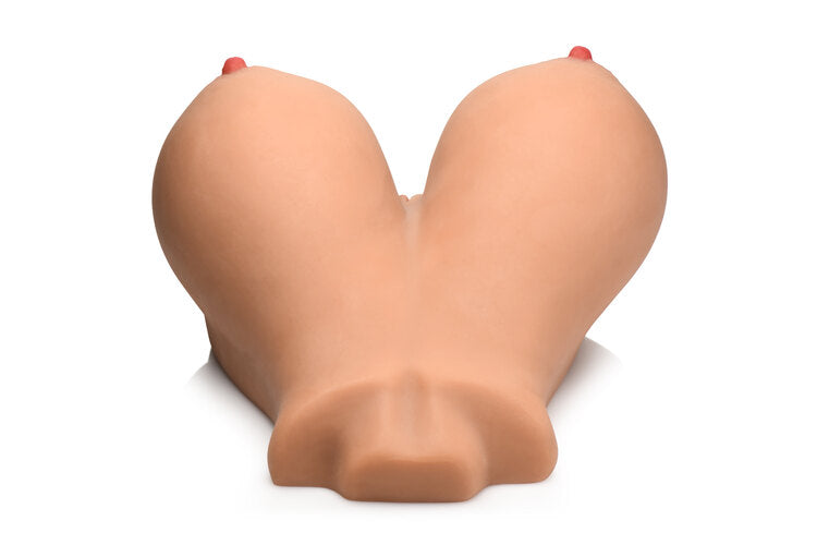 Curve Toys Mistress Medium Masturbator with Perky Breasts and Textured Love Canal for Men > Sex Toys For Men > Assbators