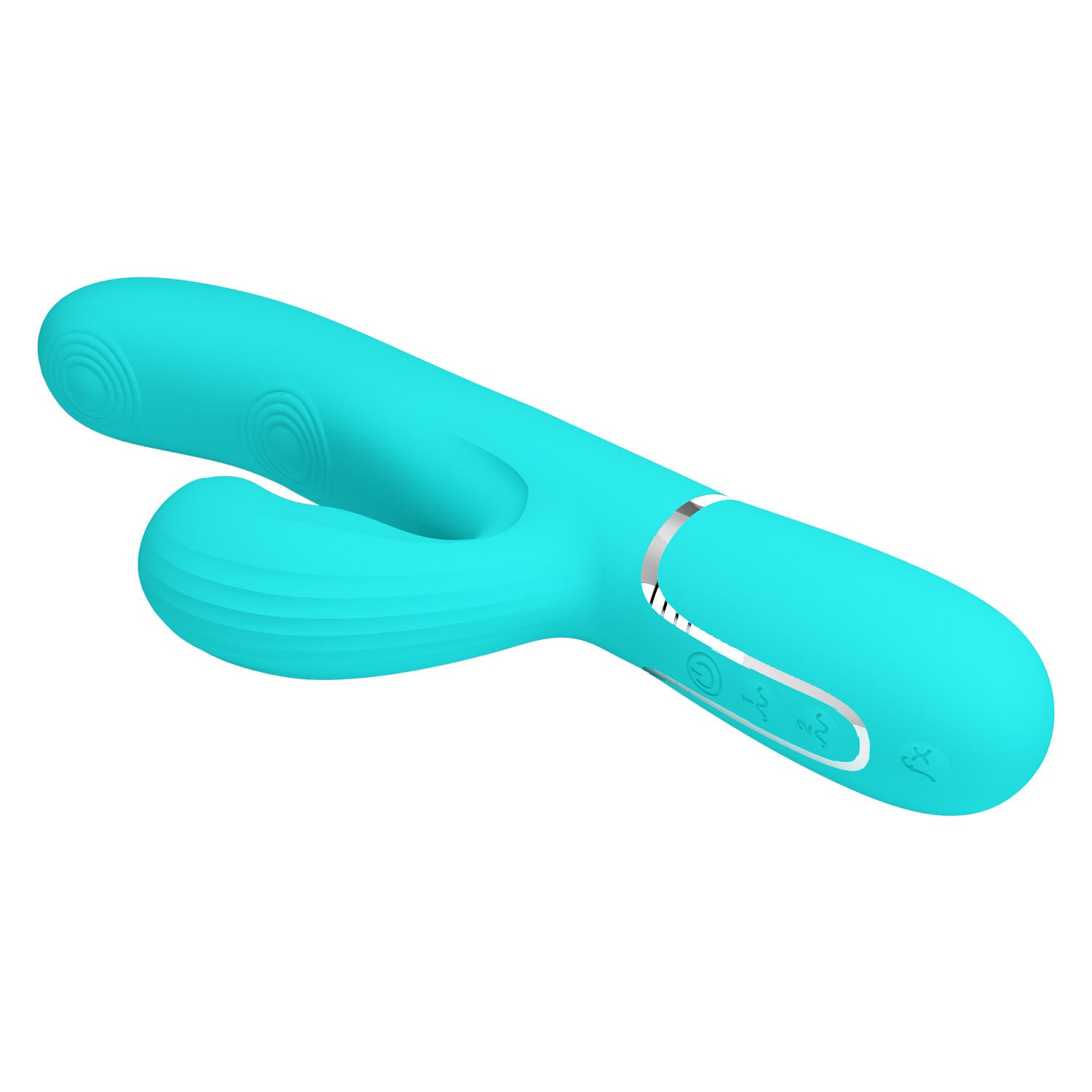 Perdita Twinkled Tenderness Vibrator - Turquoise VIBRATORS-RABBIT