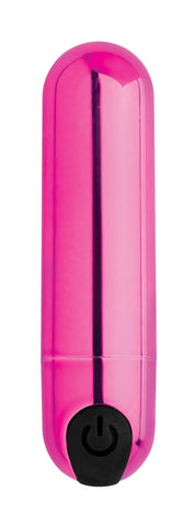 Bang! 10X Vibrating Metallic Bullet - USB Rechargeable Bullet BULLETS