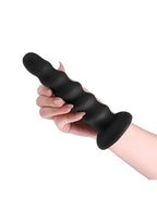 Colours Twist Waterproof Silicone Suction Cup Dildo – 6.5 Inch - Black > Dildos > Realistic Dildos