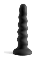 Colours Twist Waterproof Silicone Suction Cup Dildo – 6.5 Inch - Black > Dildos > Realistic Dildos