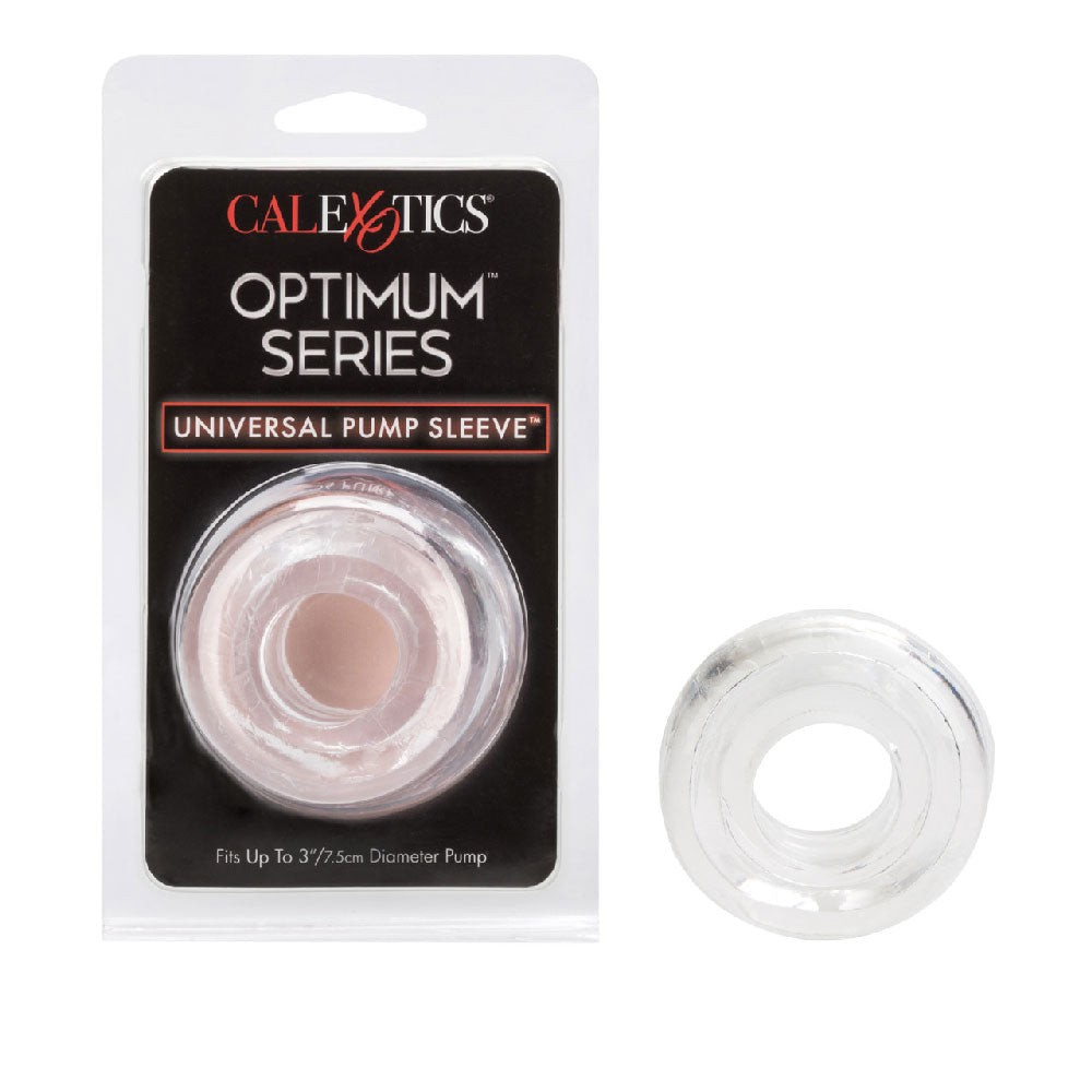 CalExotics Optimum Series Universal Pump Sleeve Clear 1.5 Inch by 3 Inch Flexible TPR Donut Cushion PUMPS