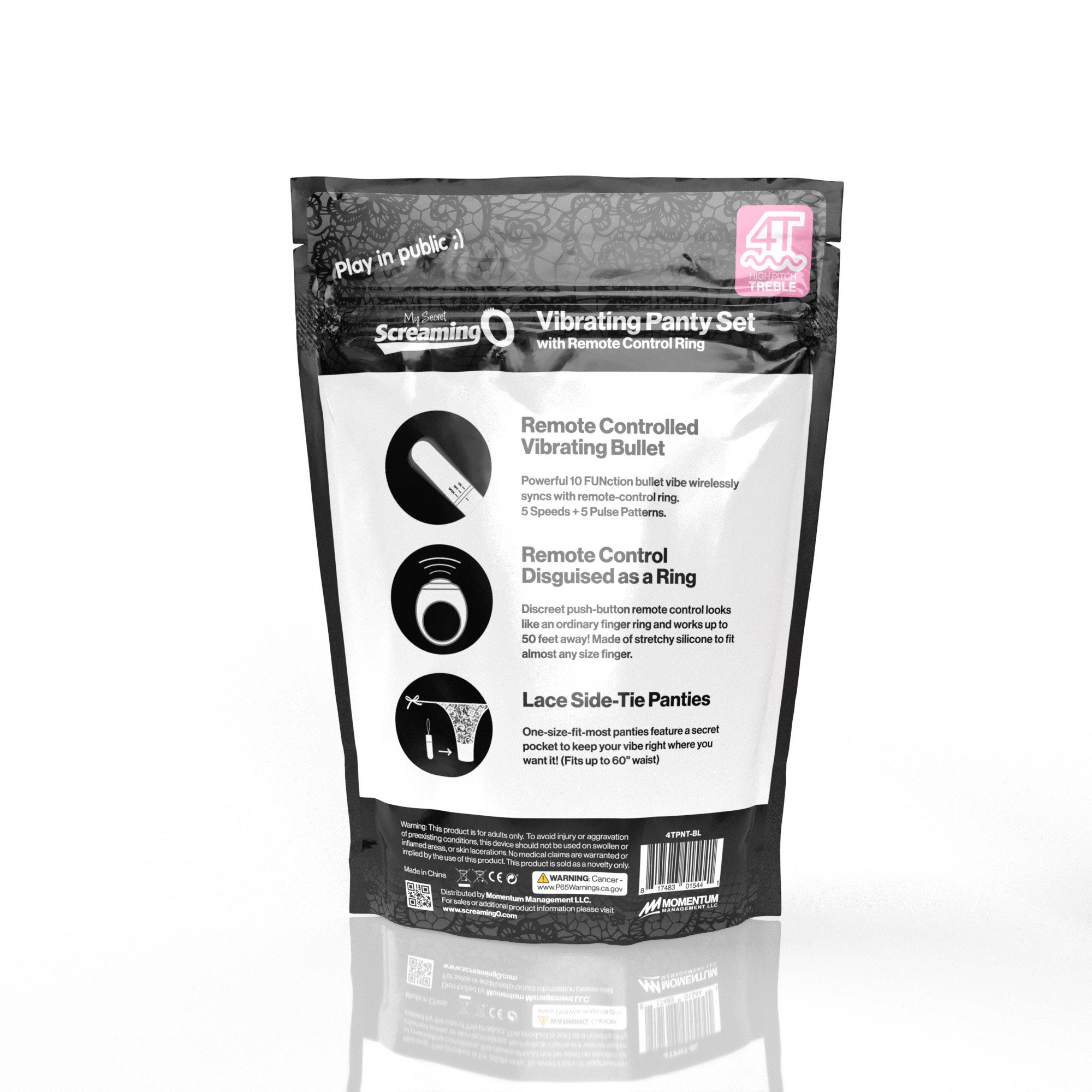 My Secret Screaming O 4T Panty Vibe (Black) – Discreet Powerful Panty Vibrator Default Title Panty Vibrators