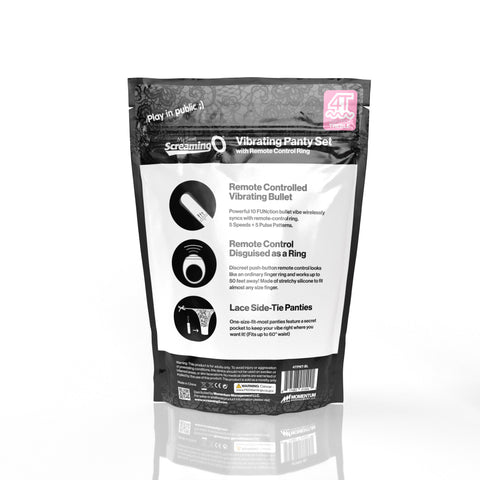 My Secret Screaming O 4T Panty Vibe (Black) – Discreet Powerful Panty Vibrator Default Title Panty Vibrators