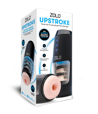 Zolo Upstroke USB Rechargeable Auto Thrusting Masturbator Flesh Strokers - Auto