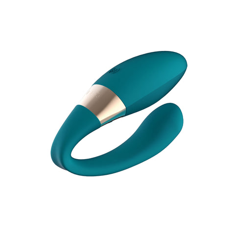 Lelo Tiani Duo Couples Massager Ocean Blue STIMULATORS