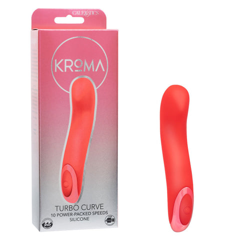 Kroma Turbo Curve (Orange) – Slim Waterproof Vibrator Vibrators
