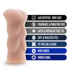 X5 Men Vanilla Anal Stroker Sleeve – Ultra-Soft Realistic Material Masturbation Sleeve > Sex Toys For Men > Masturbators > Manual