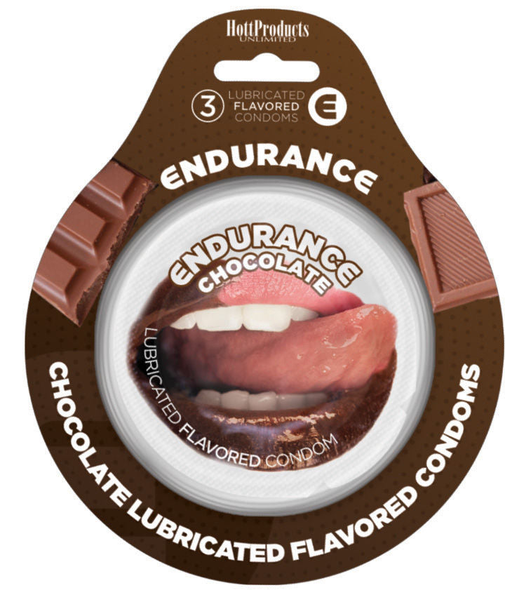Endurance Condoms - Chocolate -3 Pack Default Title > Essentials > Condoms Main image