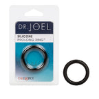 Dr. Joel Silicone Prolong Ring Black 1.2 Inch Diameter Ultra Soft Stretchy Cock Ring > Cock Ring > Single
