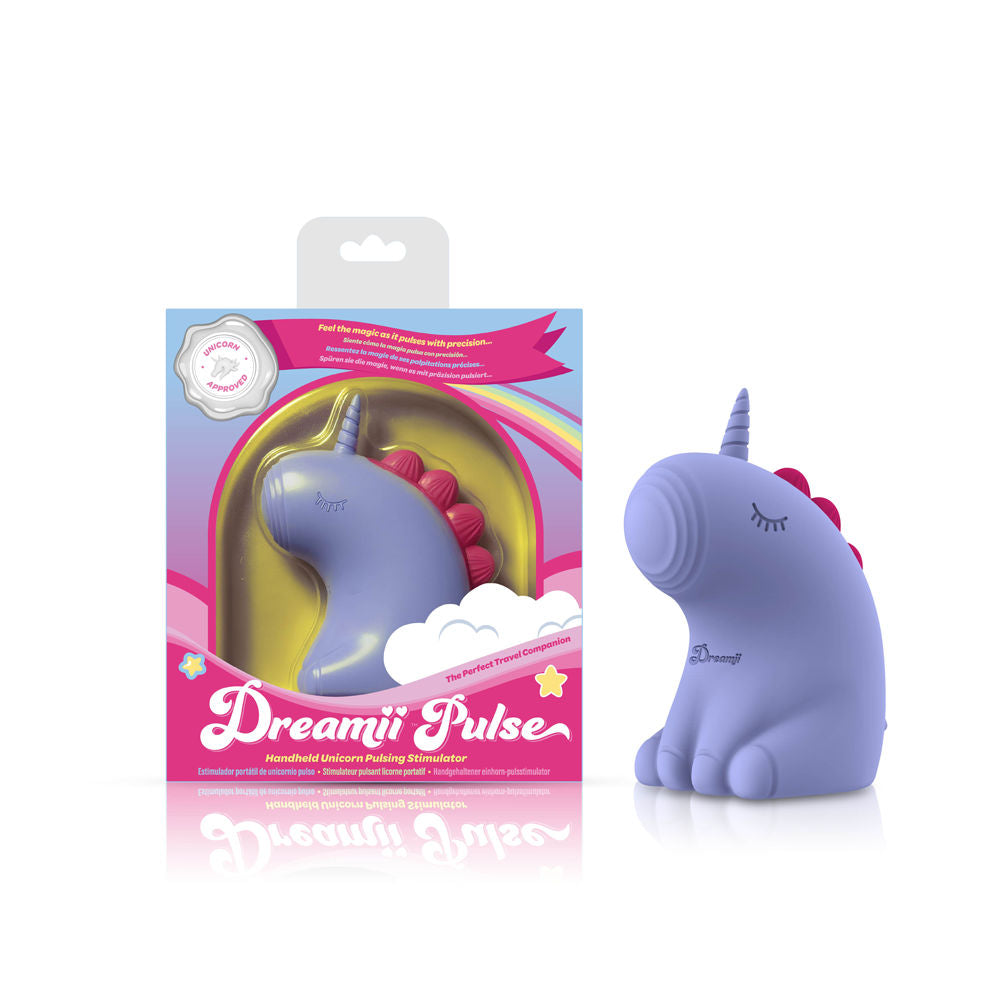 Dreamii Pulse Pulsing Unicorn Clitoral Stimulator in Purple Purple > Sex Toys For Ladies > Clitoral Vibrators and Stimulators