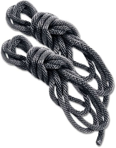 Sex and Mischief Silky Black Bondage Rope with Knot Guide Black Rope