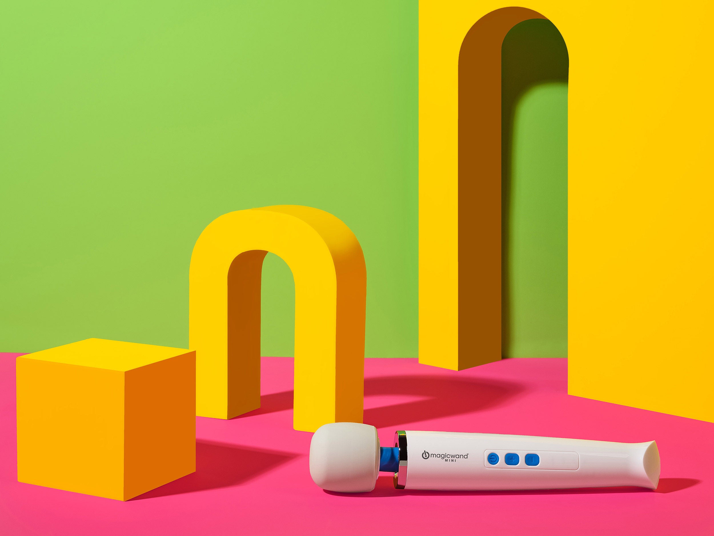 Magic Wand Mini White Rechargeable Wireless Clitoral Massager Electric Massager