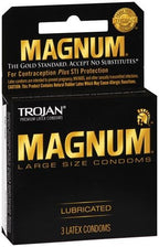 Trojan Magnum Large Size Lubricated Condoms 12 Pack > Essentials > Condoms