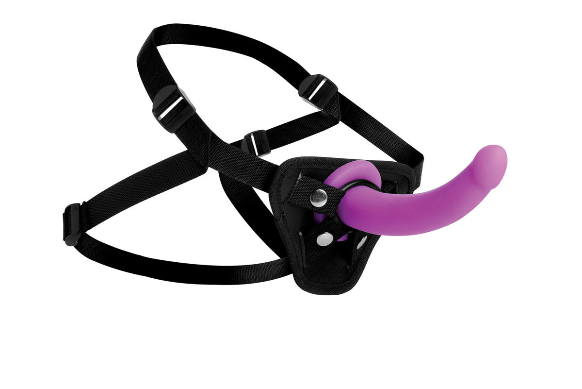 Strap U Navigator Strap On Adjustable Harness With G Spot Dildo 7" Inches > Dildos > Strap On Harnesses
