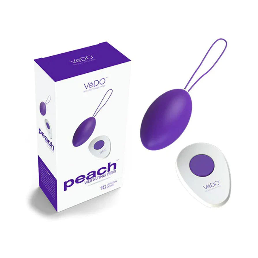 Peach Vibrating Egg in Foxy Pink Quiet Powerful > Sex Toys For Ladies > Vibrating Eggs