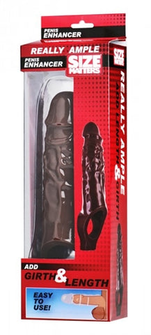 Size Matters Really Ample Penis Enhancer Brown SLEEVES