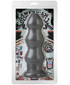 American Bombshell B10 Tango – 8.8 Inch Triple Ripple Dong Black > Dildos > Large Dildos