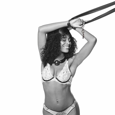 Shadow Secrets Erotic Kit With Blindfold Restraints And Gag Black > Bondage Gear > Bondage Kits