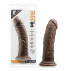 Dr Skin 8 Inch Realistic Dildo with Suction Cup Chocolate > Dildos > Realistic Dildos