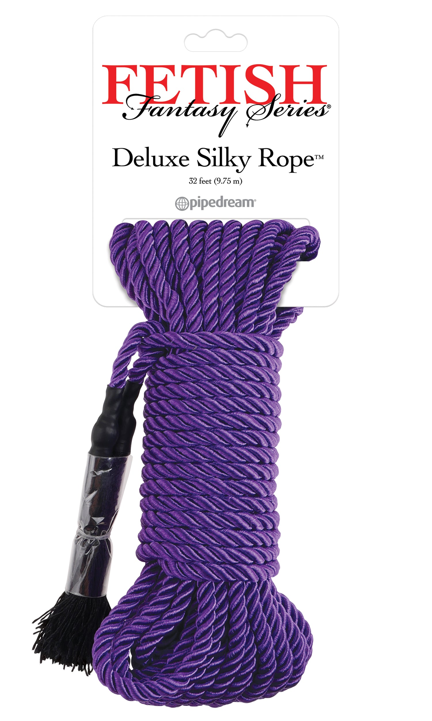 Deluxe Silky Rope - 9.75 Meters of Bondage Pleasure Purple Rope