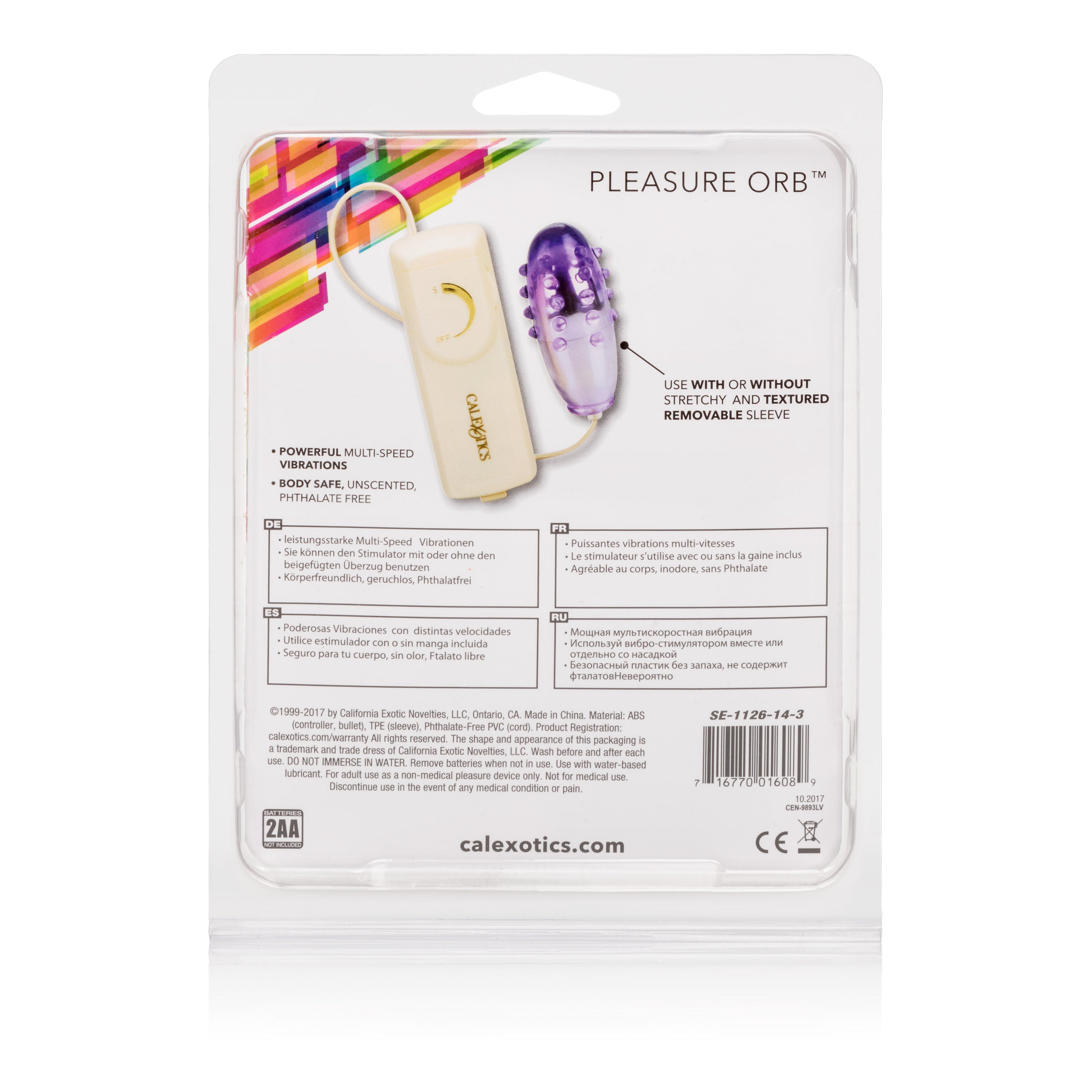 Pleasure Orb Vibrating Egg in Purple for Adult Intimate Fun BULLETS