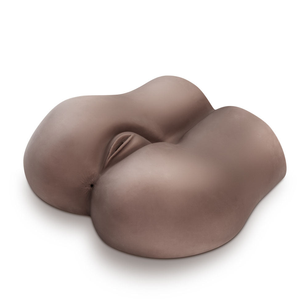 Hot Chocolate Fuck Me Deep (Chocolate) – Multi-Speed 8 Inch Dual-Canal Vibrator > Sex Toys For Men > Assbators