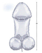 Little Genie Glitterati Disco Penis 3 Foot Mylar Balloon Party Decoration Default Title > Novelties > Gag Gifts