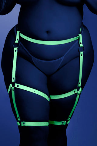 Light Blue Adjustable Leg Harness One Size Adult Intimacy Harnesses & Strap-Ons