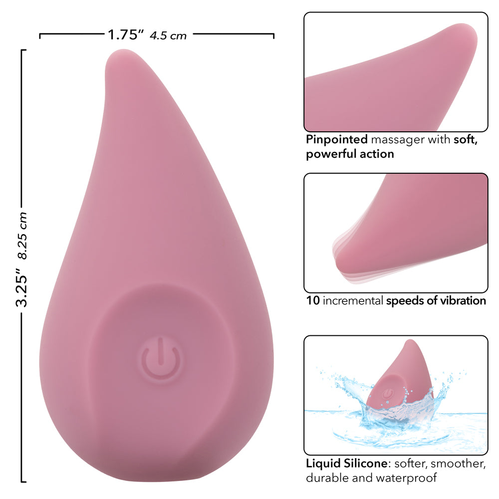 Mod Flair Pink Rechargeable Clitoral Massager for Intense Pleasure Finger Stimulator