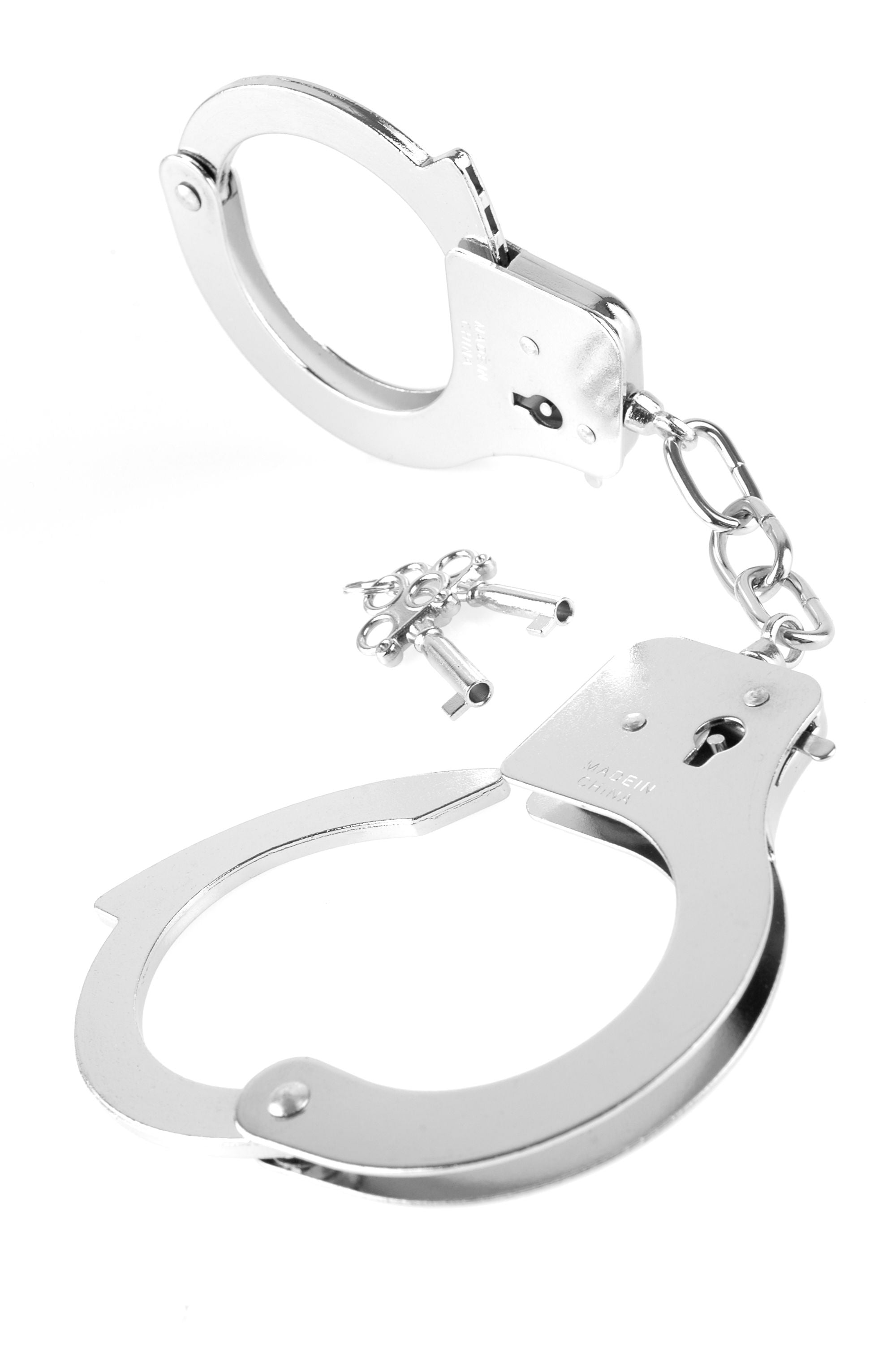 Fetish Fantasy Series Silver Metal Handcuffs for Adults > Bondage Gear > Restraints