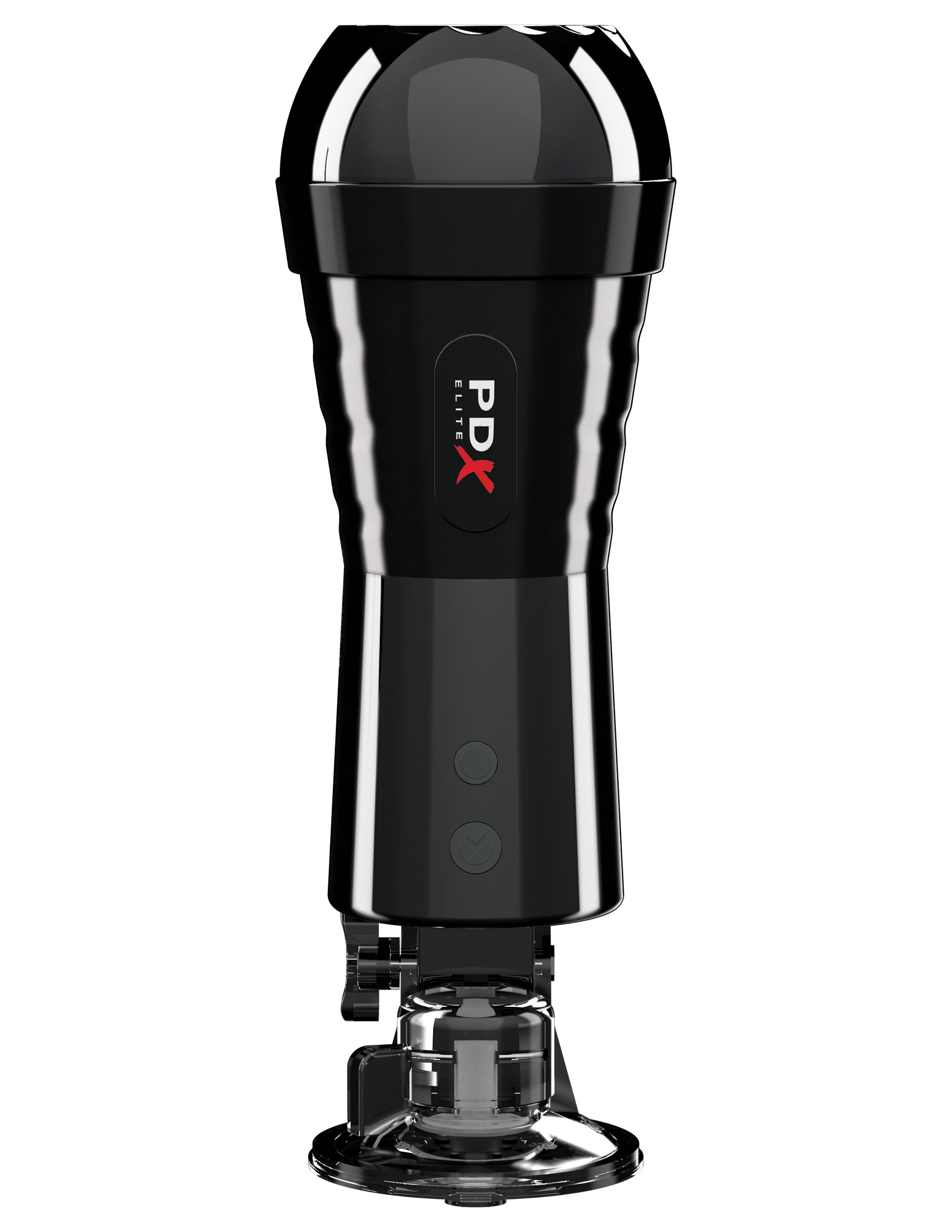 Pdx Elite Cock Compressor Vibrating Stroker for Enhanced Pleasure and Control Strokers - Auto