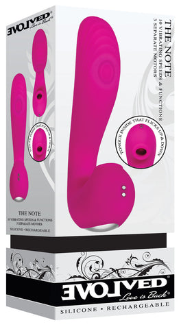 The Note Rechargeable G-Spot Vibrator with 10 Speed Settings Vibrators