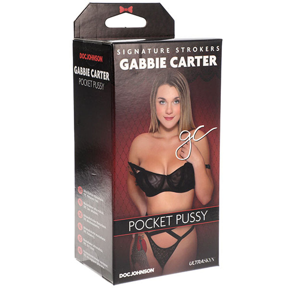 Signature Strokers Gabbie Carter Pocket Pussy Beige Strokers - Celebrity
