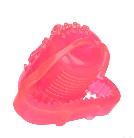 CalExotics Clear Vibrating Tongue Teaser Foil Pack Intimacy Toy Vibrators