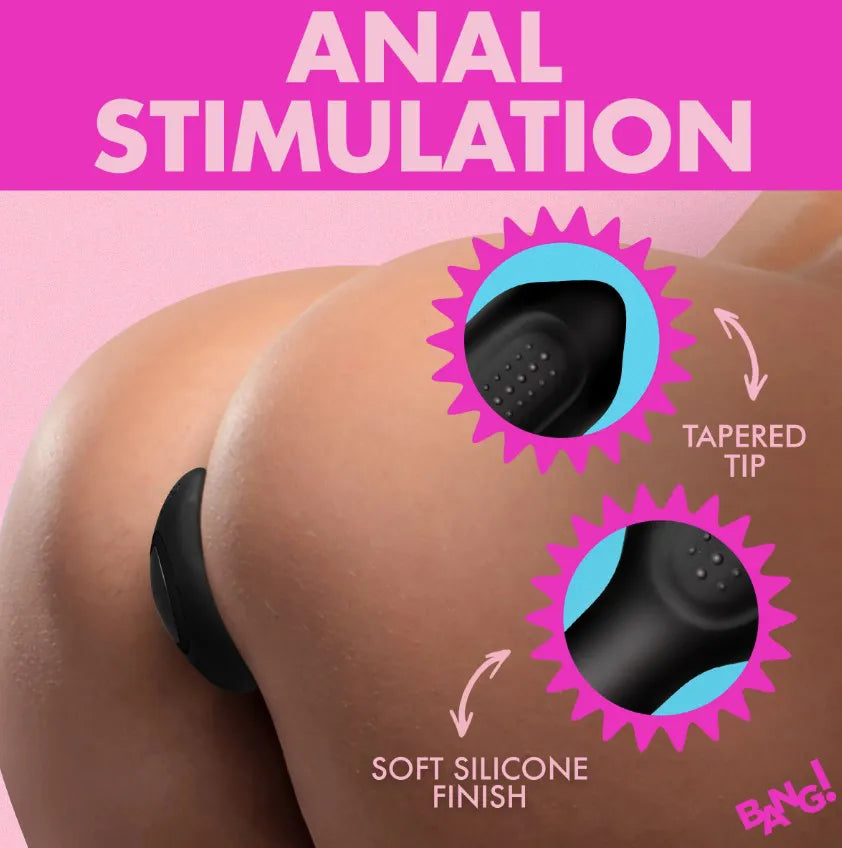 Bang! Rechargeable Silicone Butt Plug – Vibrating Anal Toy > Anal Range > Vibrating Butt Plugs