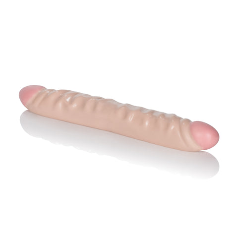 CalExotics Ivory Duo 12 Inches Veined Double Dong – Large Dildo Dongs Big