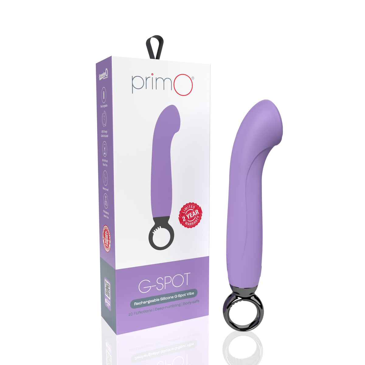 Screaming O PrimO G-Spot Vibrator – Powerful 5+5 Vibration Settings G-Spot Vibrator Purple > Vibrators > G-Spot
