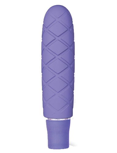 Luxe Cozi Mini Periwinkle - Compact Vibrating Silicone Toy Finger Stimulator