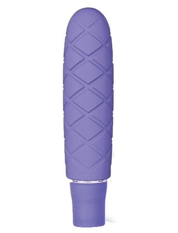 Luxe Cozi Mini Periwinkle - Compact Vibrating Silicone Toy Finger Stimulator