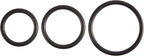 Spartacus Rubber Cock Ring Set (Black) – Versatile Silicone Cock Rings Black > Cock Ring > Sets