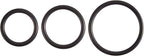 Spartacus Rubber Cock Ring Set (Black) – Versatile Silicone Cock Rings > Cock Ring > Sets