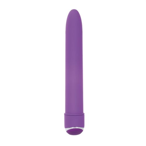 Classic Chic 7-Function 6 Inch Black Vibrator for Adults Purple BULLETS