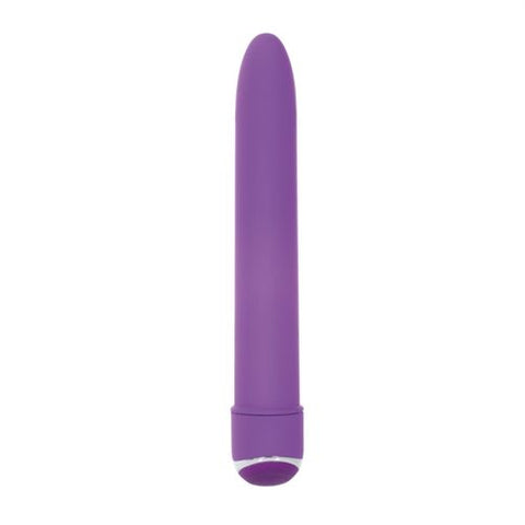 Classic Chic 7-Function 6 Inch Black Vibrator for Adults Purple BULLETS