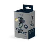 Ohhh Bunny Frisky Bunny Vibrating Ring Black Pearl Sex Toy > Cock Ring > Vibrating