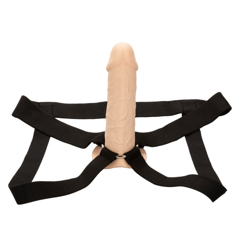 Performance Maxx Life-Like Extension with Harness Ivory 2 Inch Length STRAP-ONS