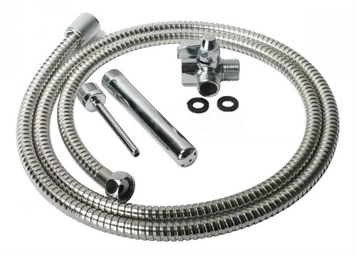 Clean Stream Shower Enema Set Silver Douches