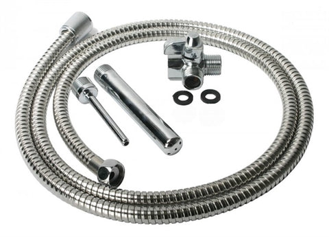 Clean Stream Shower Enema Set Silver Douches