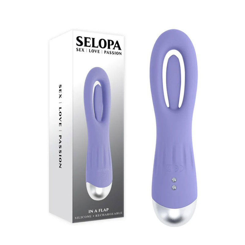 Selopa In A Flap 15 Centimeter Flicking Stimulator Purple > Sex Toys For Ladies > Clitoral Vibrators and Stimulators