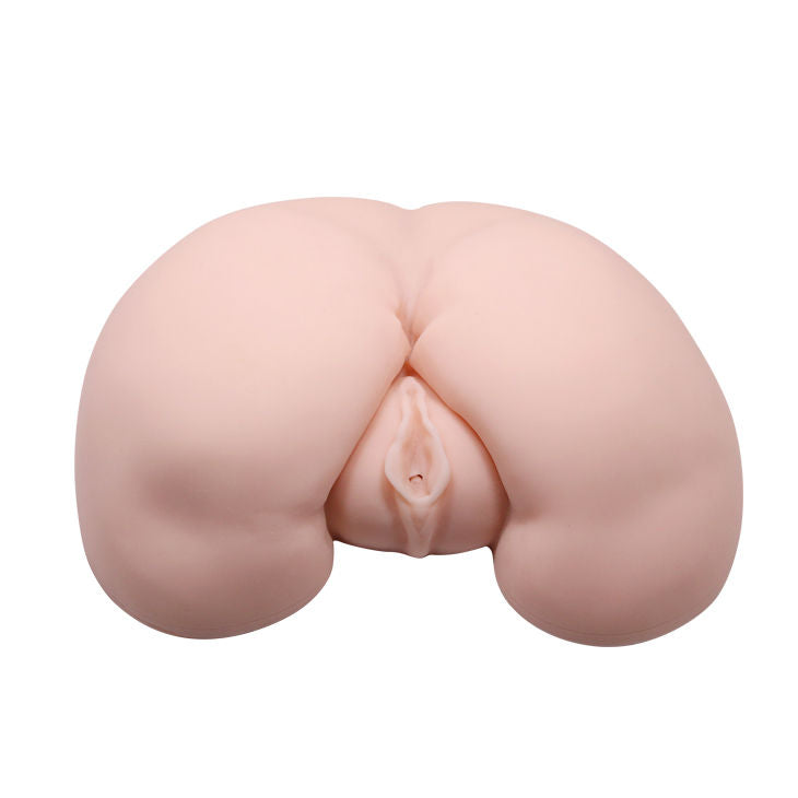Crazy Bull Realistic Skin-Like Texture Vagina and Anal Masturbator Busty Butt – Full Size Replica Masturbator Beige > Sex Toys For Men > Assbators